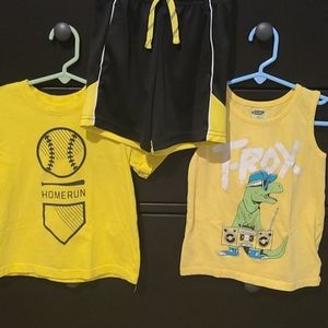 Summer Bundle Boys 3T Short and Tee Set